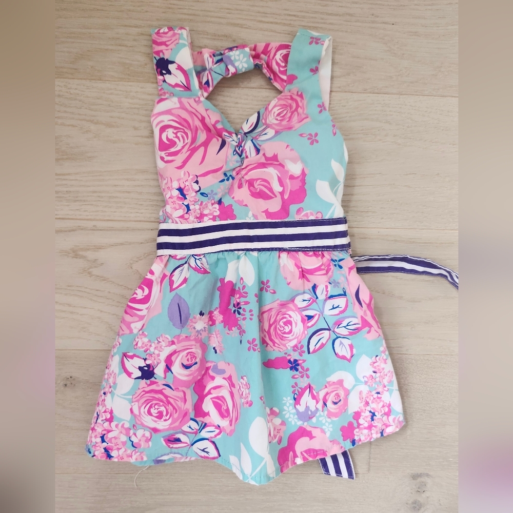 Floral Baby Girl Spring Summer Dress Bow 12 Months